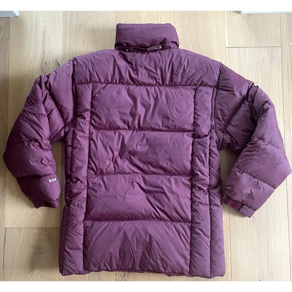 The North Face Men's XL Burgundy Down Puffer Jacket - Picture 2 of 2